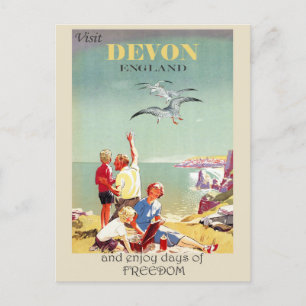 Devon Engeland Engels Reizen Briefkaart