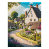 Devon Engeland Reisposter Perfect Poster (Voorkant)