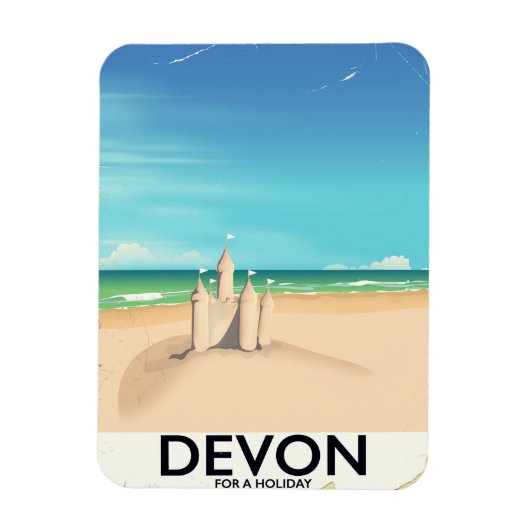 Devon, Engeland voor een vakantie. Magneet (Verticaal)
