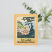  Devon Engels Reisadvertentie Feestdagenkaart (Staand voorkant)