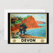 Devon England Briefkaart (Voorkant / Achterkant)