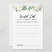 DEVON Greenery Bucket List Vrijgezellenfeest Game  Kaart (Voorkant)