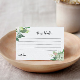 DEVON Greenery Time Capsule Star Baby shower Kaart