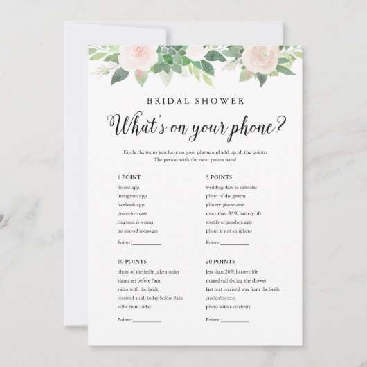 DEVON Greenery Wat is op uw Vrijgezellenfeest van  Kaart (Voorkant)