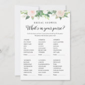 DEVON Greenery Wat zit er in je paarse schoenenspe Kaart (Voorkant)