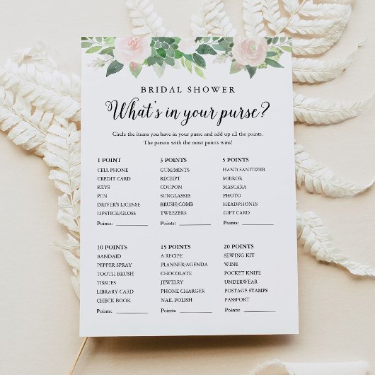 DEVON Greenery Wat zit er in je paarse schoenenspe Kaart