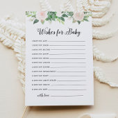 DEVON Greenery wenst Baby shower Advice Kaart