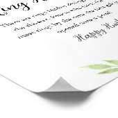 DEVON Groen Ring Hunt Vrijgezellenfeest Game Sign Poster (Hoek)