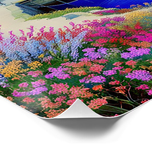 "Devon Harbour Dreamscape" - Een Engels zeegezicht Perfect Poster (Hoek)