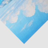 "Devon Harbour Dreamscape" - Een Engels zeegezicht Tissuepapier (Detail)