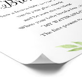 DEVON Mijn Water Broke Baby shower Spel teken Poster (Hoek)