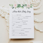 DEVON Name that Baby Song Game Kaart