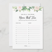 DEVON Noem dat Tune Vrijgezellenfeest spel Kaart (Voorkant)