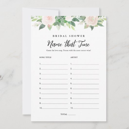 DEVON Noem dat Tune Vrijgezellenfeest spel Kaart (Voorkant)