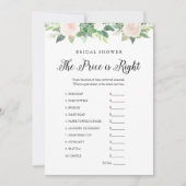 DEVON Raad de prijs Vrijgezellenfeest spel Kaart (Voorkant)