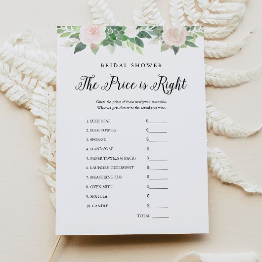 DEVON Raad de prijs Vrijgezellenfeest spel Kaart