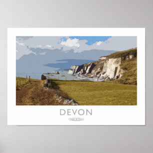 Devon Railway Poster