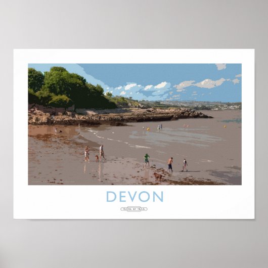Devon Railway Poster (Voorkant)