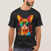 Devon Rex Cat Summer Party T-shirt (Voorkant)