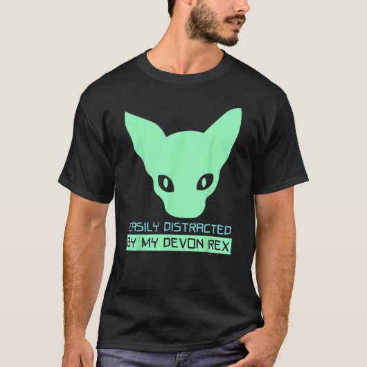 Devon Rex Cat T-shirt (Voorkant)