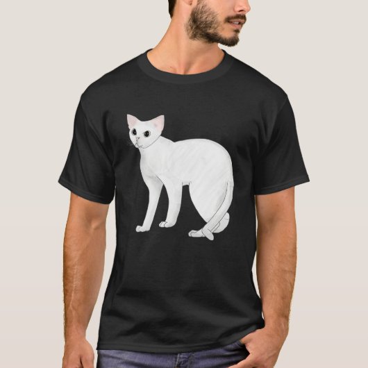 Devon Rex Cute Cat Kitten Meow Men Women Kids T-shirt (Voorkant)