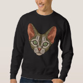 Devon Rex Face Leuke Devon Rex Kat Ras Dier Trui (Voorkant)
