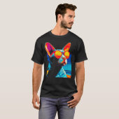 Devon Rex Kat Zonnebril T-shirt (Voorkant volledig)