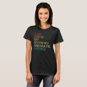 Devon Rex Kattebezitter Coffee Liefhebber Grappig T-shirt (Voorkant volledig)