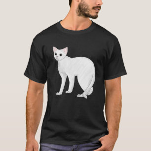 Devon Rex Leuke Kat Kitten Meow Mannen Vrouwen Kin T-shirt