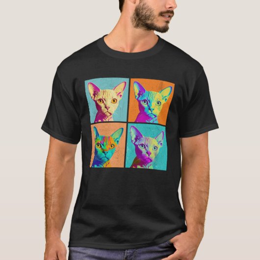 Devon Rex Pop Illustration Colorful Animal Women T-shirt (Voorkant)