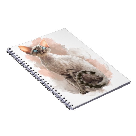 Devon Rex Sofi Notitieboek (Rechterzijde)