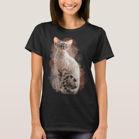 Devon Rex Sofi T-shirt (Voorkant)