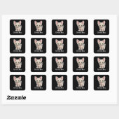 Devon Rex Vierkante Sticker (Vel)