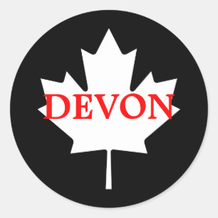 Devon Ronde Sticker