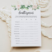 DEVON Scattergories Vrijgezellenfeest Game Kaart