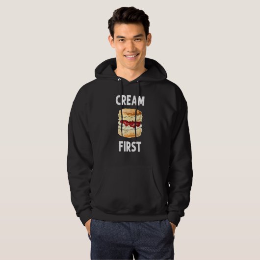 Devon Scones Ideeën for Women & Cream First Scones Hoodie (Voorkant volledig)