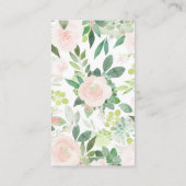 DEVON Succulent Blush Bloemen Display Douche Kaart (Achterkant)