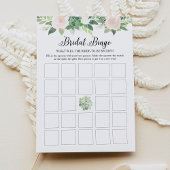 DEVON Succulent Blush Floral Bingo Kaart