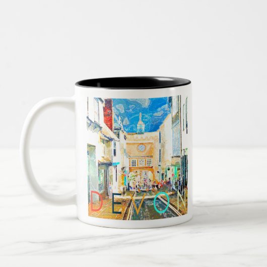 Devon Tweekleurige Koffiemok (Links)