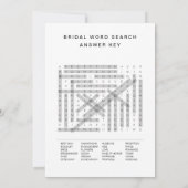 DEVON Vrijgezellenfeest woord zoeken spel Kaart (Achterkant)