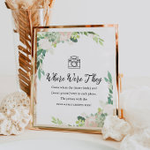 DEVON Waar waren ze Vrijgezellenfeest spel teken Poster