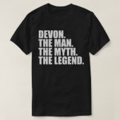 DevonDevon Naam Devon voornaam T-shirt (Design voorkant)