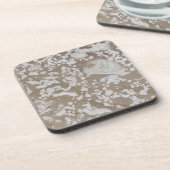 Devonian Fossil Brown & White Drink Coasters Drankjes Onderzetter (Linkerzijde)