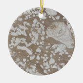 Devonian Fossil Brown & White Ornament (Voorkant)