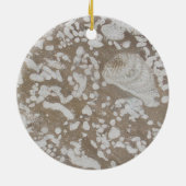 Devonian Fossil Brown & White Ornament (Achterkant)