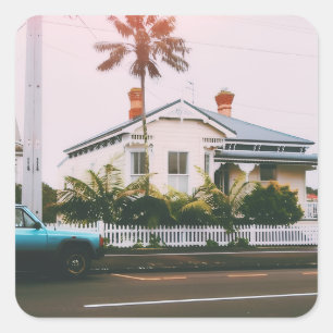 Devonport, Auckland, Nieuw-Zeeland Vierkante Sticker