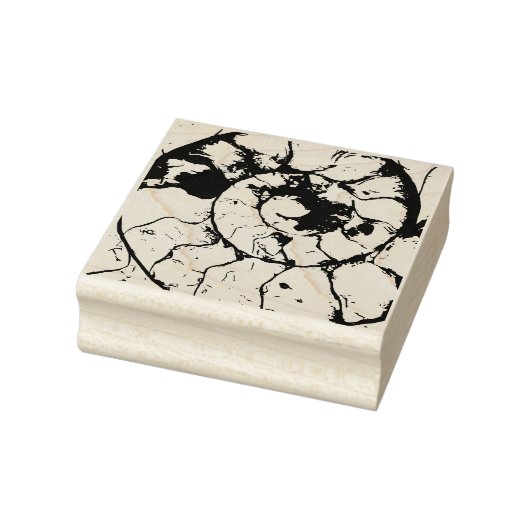 Devonshire Ammonite fossiel Rubberstempel (Stempel)