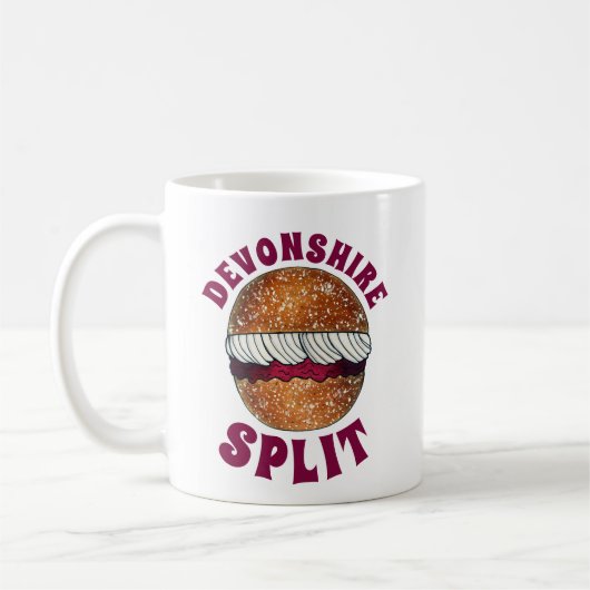 Devonshire Split British Pastry Pastries UK Baking Koffiemok (Links)