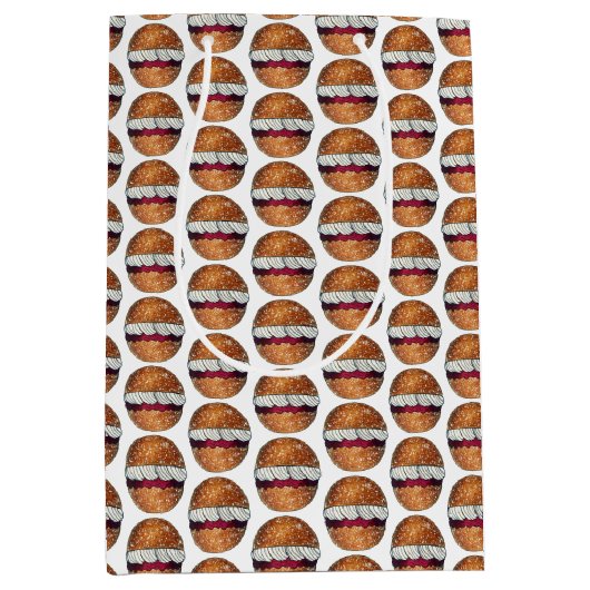 Devonshire Split British Pastry Pastries UK Baking Medium Cadeauzakje (Voorkant)