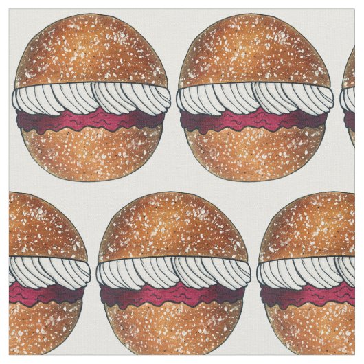 Devonshire Split British Pastry Pastries UK Baking Stof (Close Up)